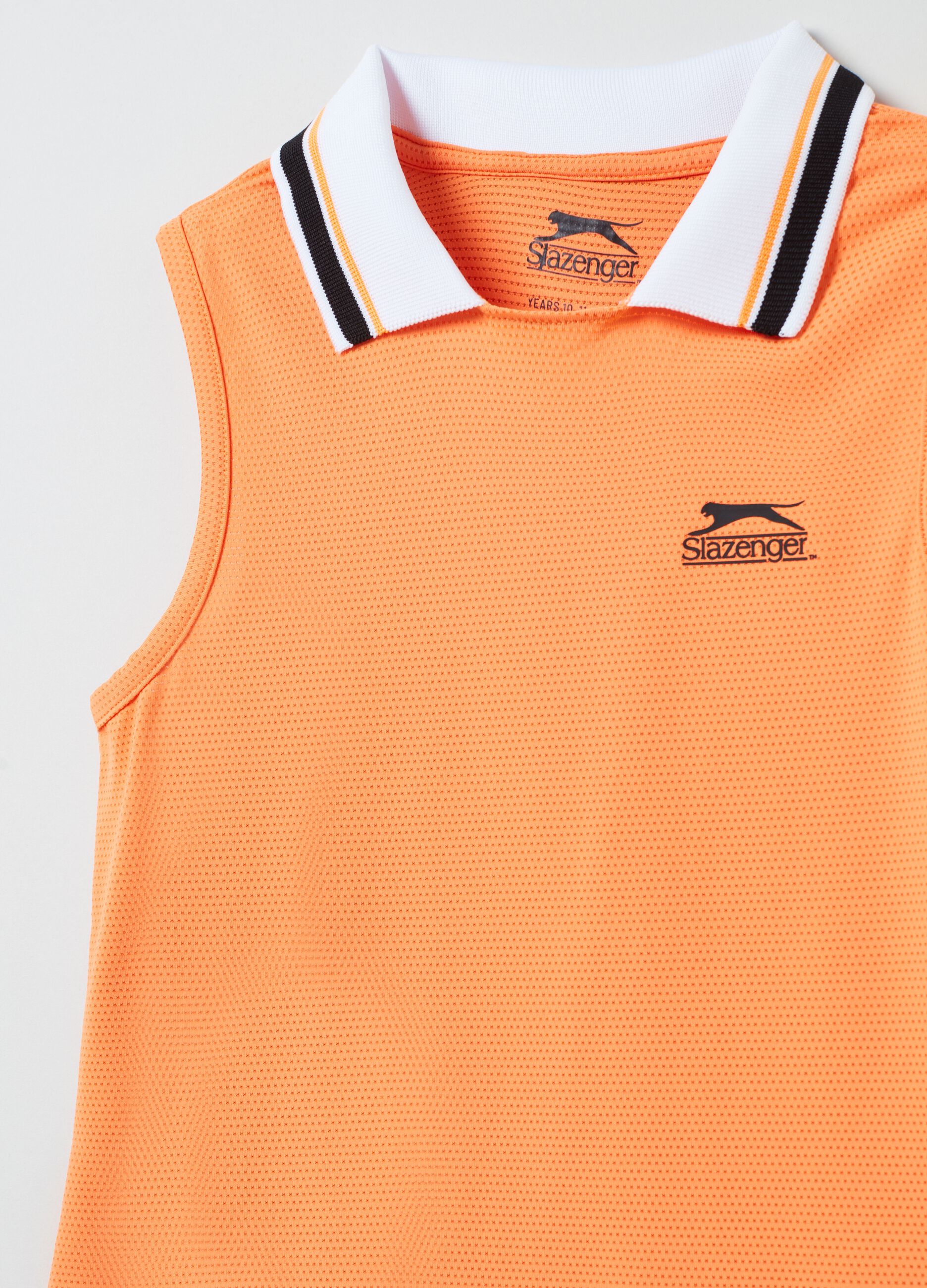 Tank top da tennis con colletto quick dry Slazenger_2