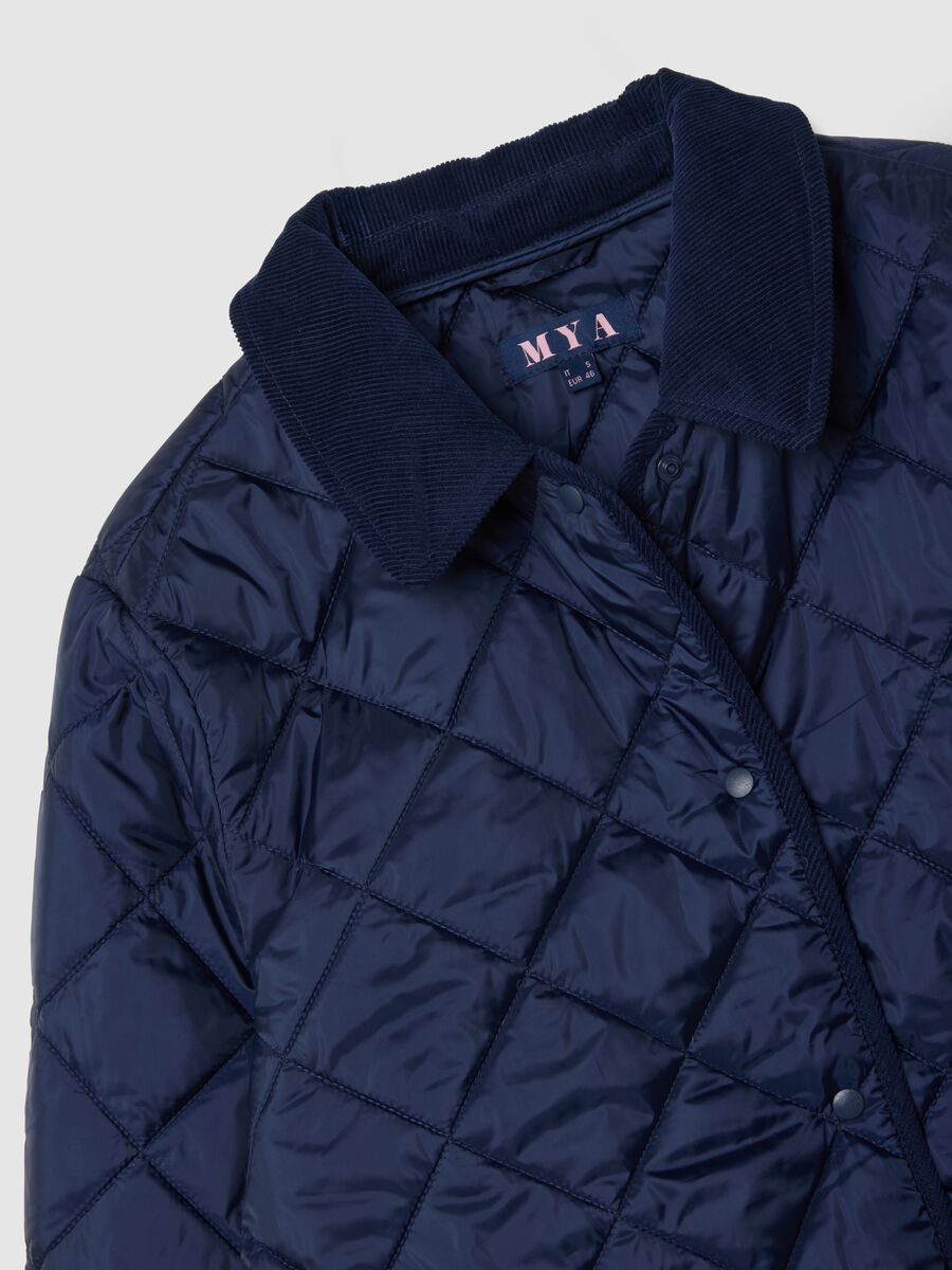 Blue padded jacket_5