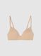 Beige regular fit bra_4