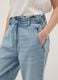 Blue pure cotton baggy trousers_3