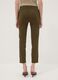 Green slim-fit stretch viscose chino trousers_2