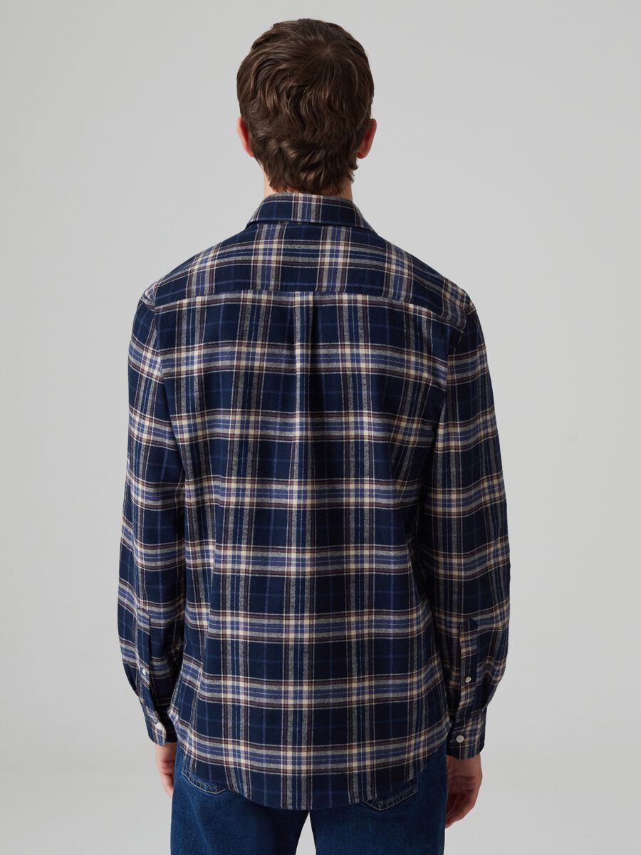 Camicia in flanella con tasca fantasia check_2