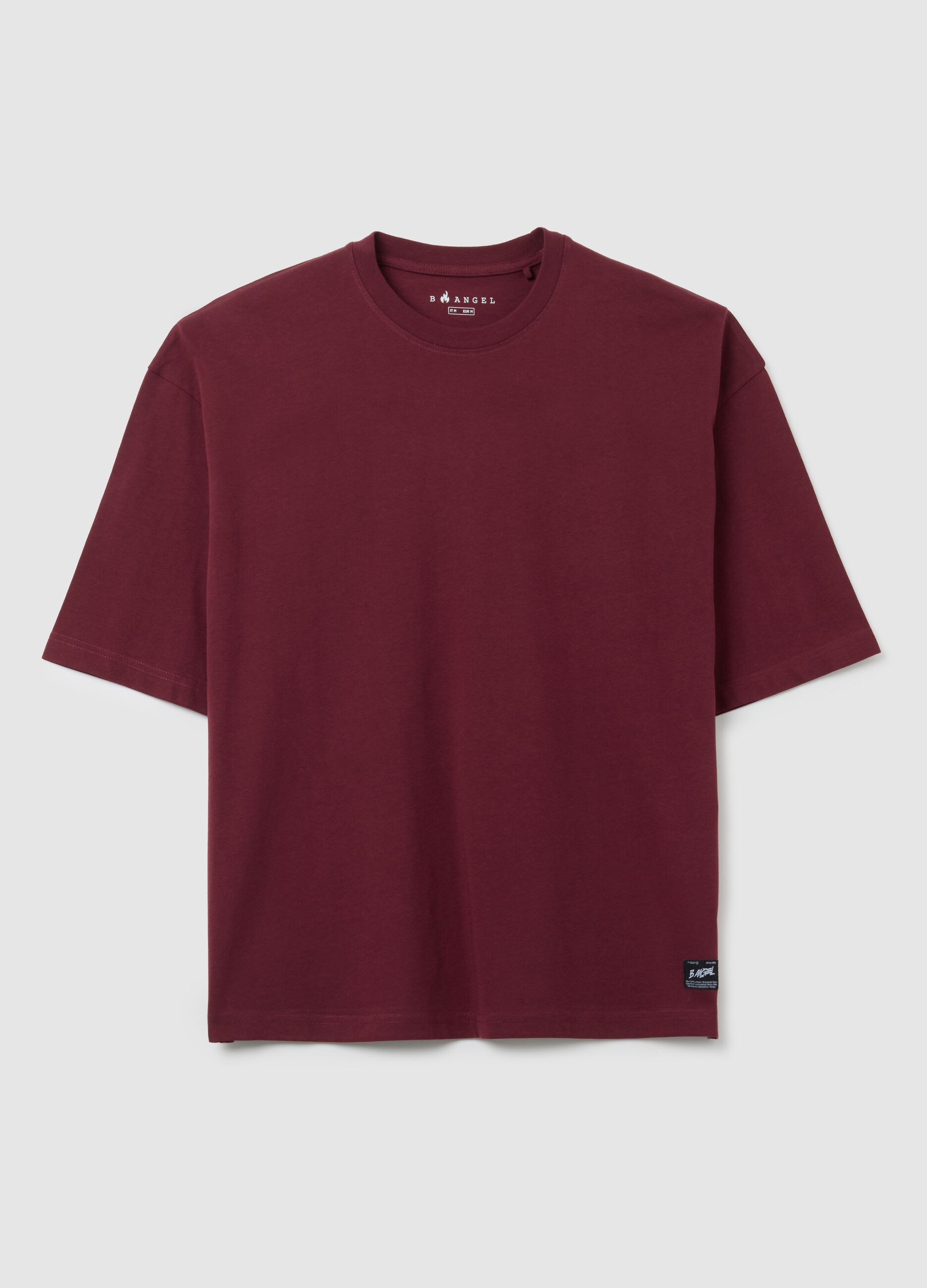 Red Boxy Fit Pure Cotton T-Shirt