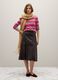 Grey and pink striped pure wool jumper_1