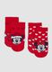 2-pack Minnie & Me organic stretch cotton non-slip socks_0
