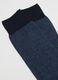 Bipack calze lunghe in cotone blu elasticizzate_1