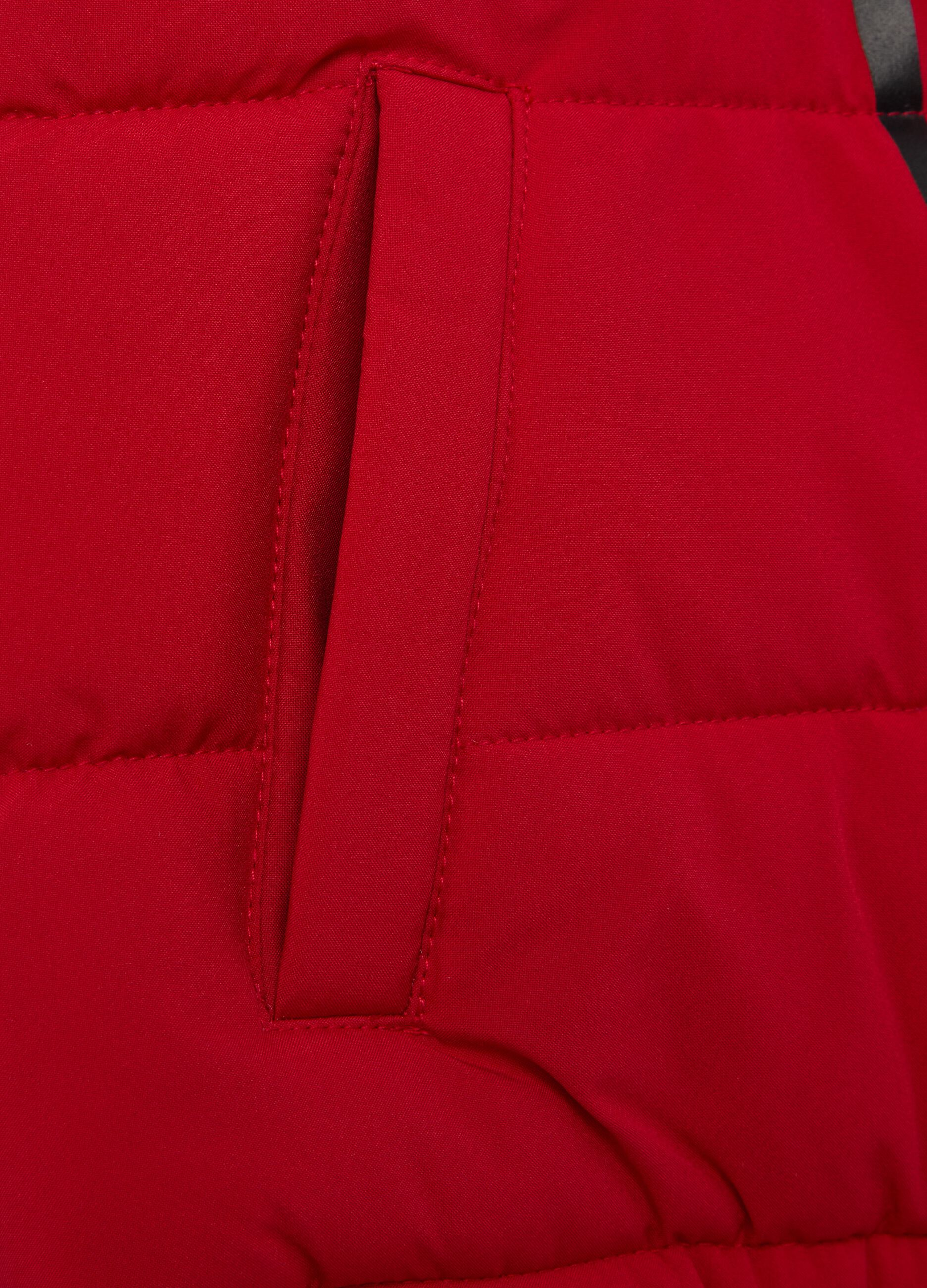 Two-tone gilet with Spider-Man print