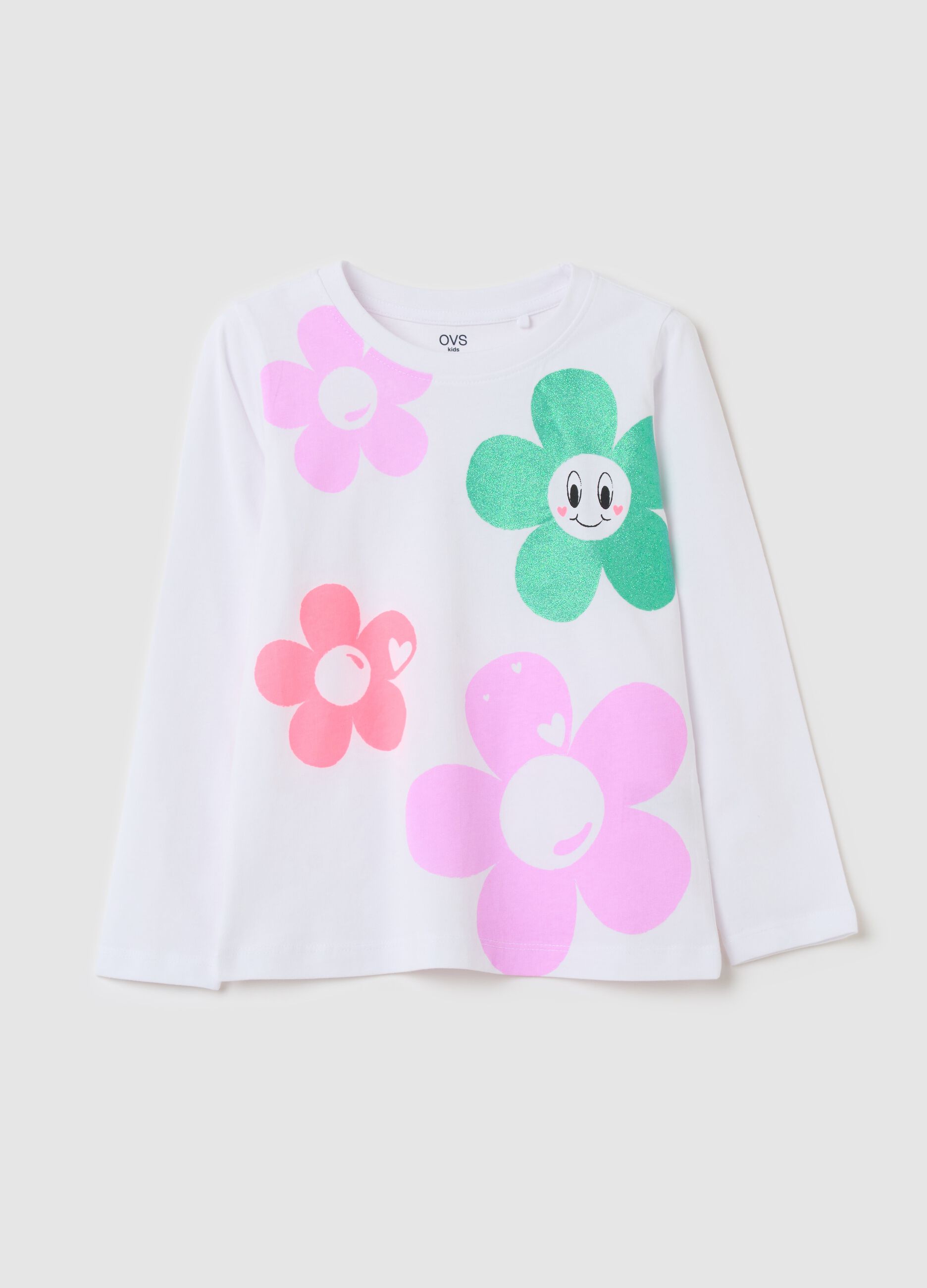 Long-sleeved T-shirt with print