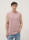 Pink pure cotton tank top_2