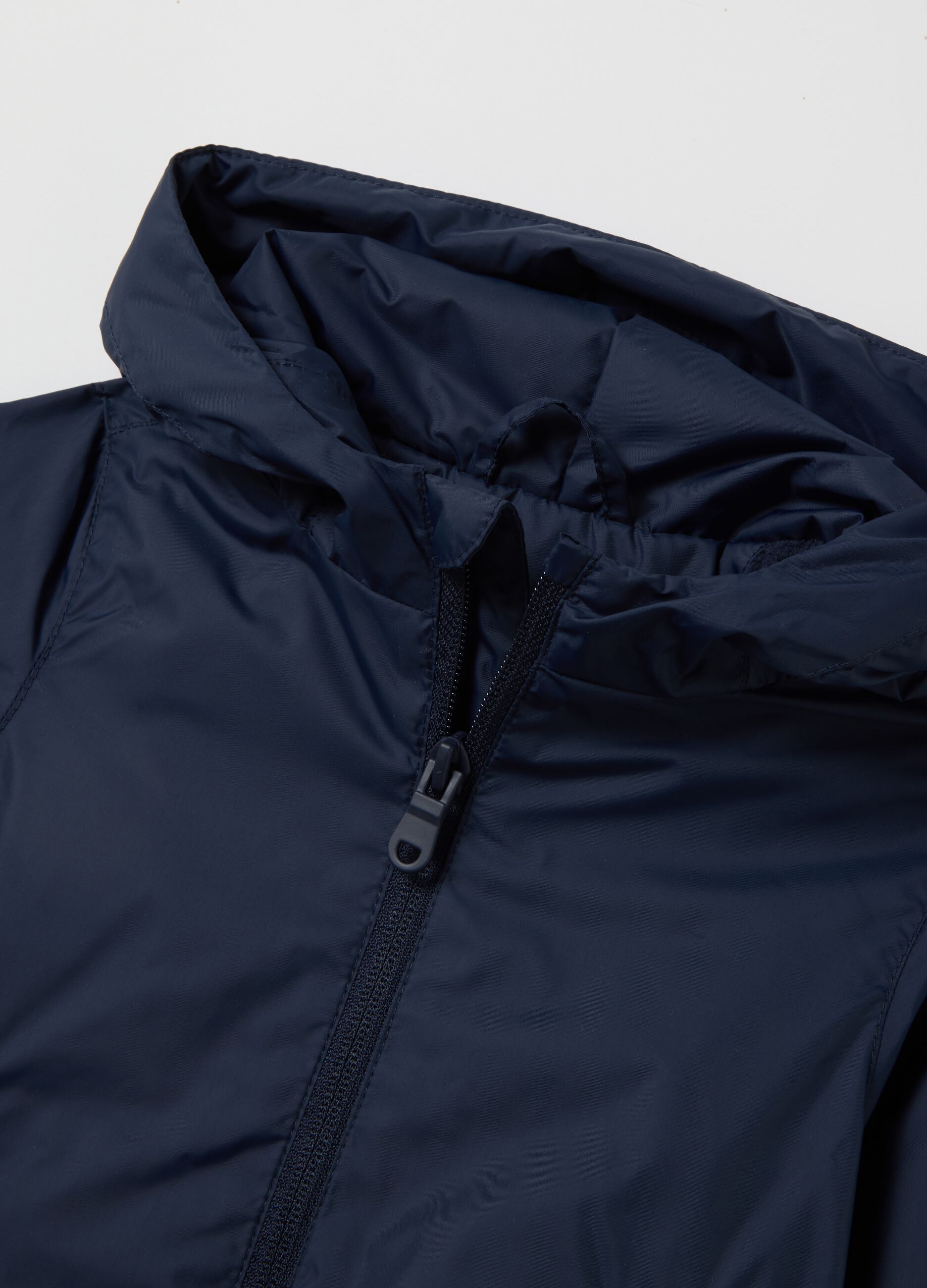 Child's blue regular fit water repellent jacket
