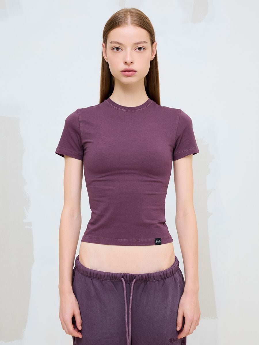 Perfect Washed Burgundy T-shirt_3