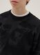 Black pure cotton boys' sweatshirt regular fit TieDye design_2