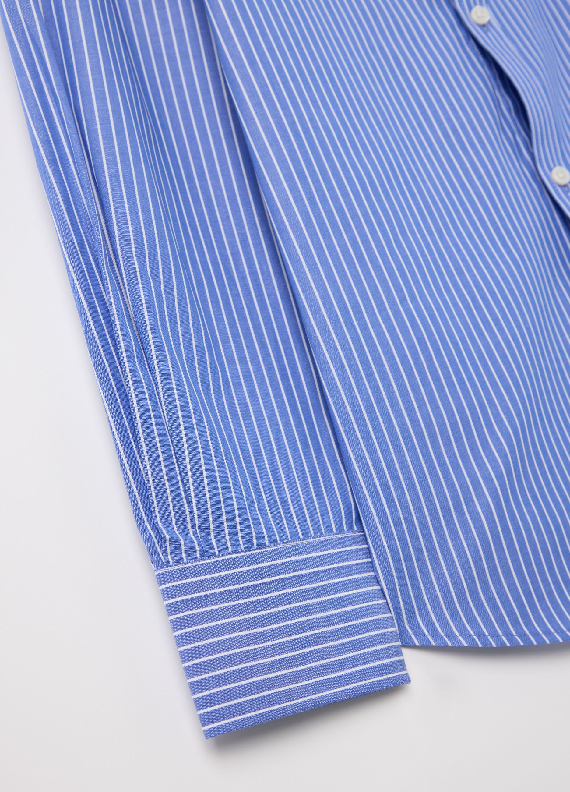 Camicia regular fit gessata easy iron