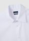 White Cotton Blend Slim Fit Shirt_5