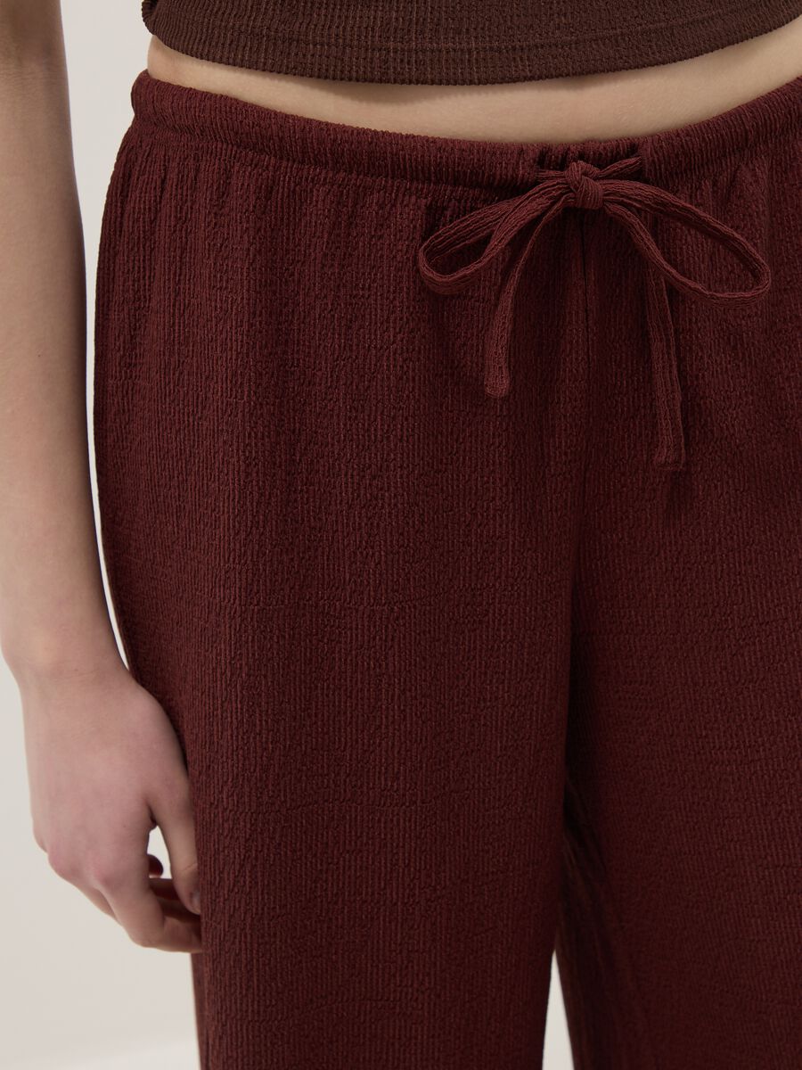 Brown wide-leg joggers_4