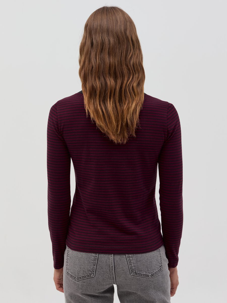 Slim ribbed T-shirt with long sleeves_2