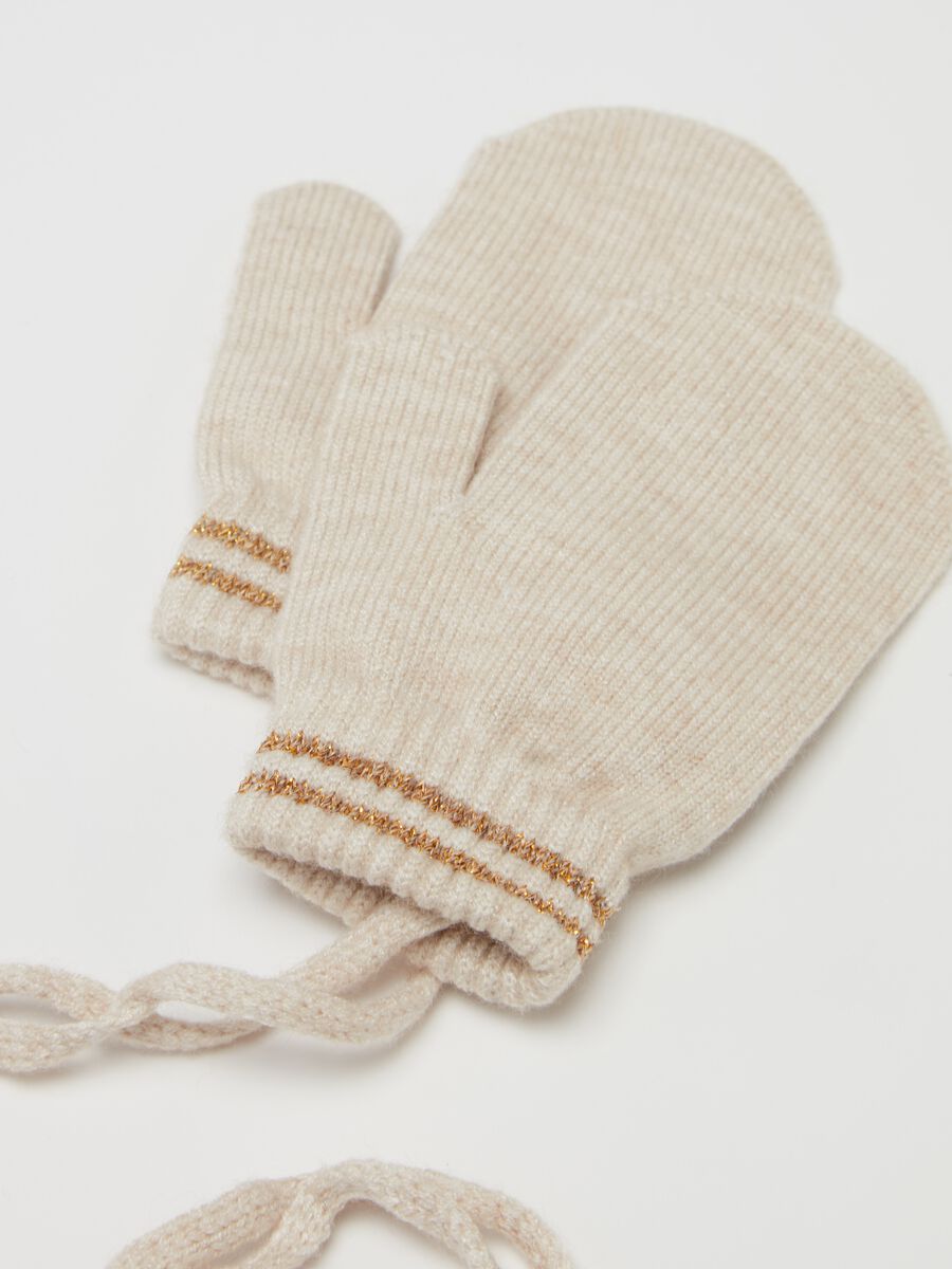 Mittens with cord and lurex_2