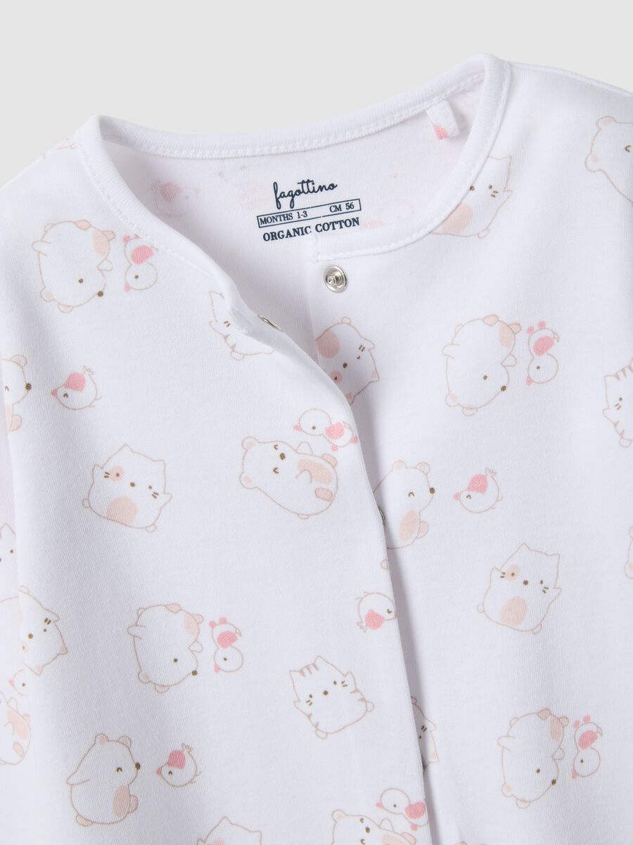 Bipack tutine in puro cotone rosa e bianco per neonata_2