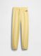 Boys' Regular Fit Yellow Cotton Blend Jogger Trousers_3