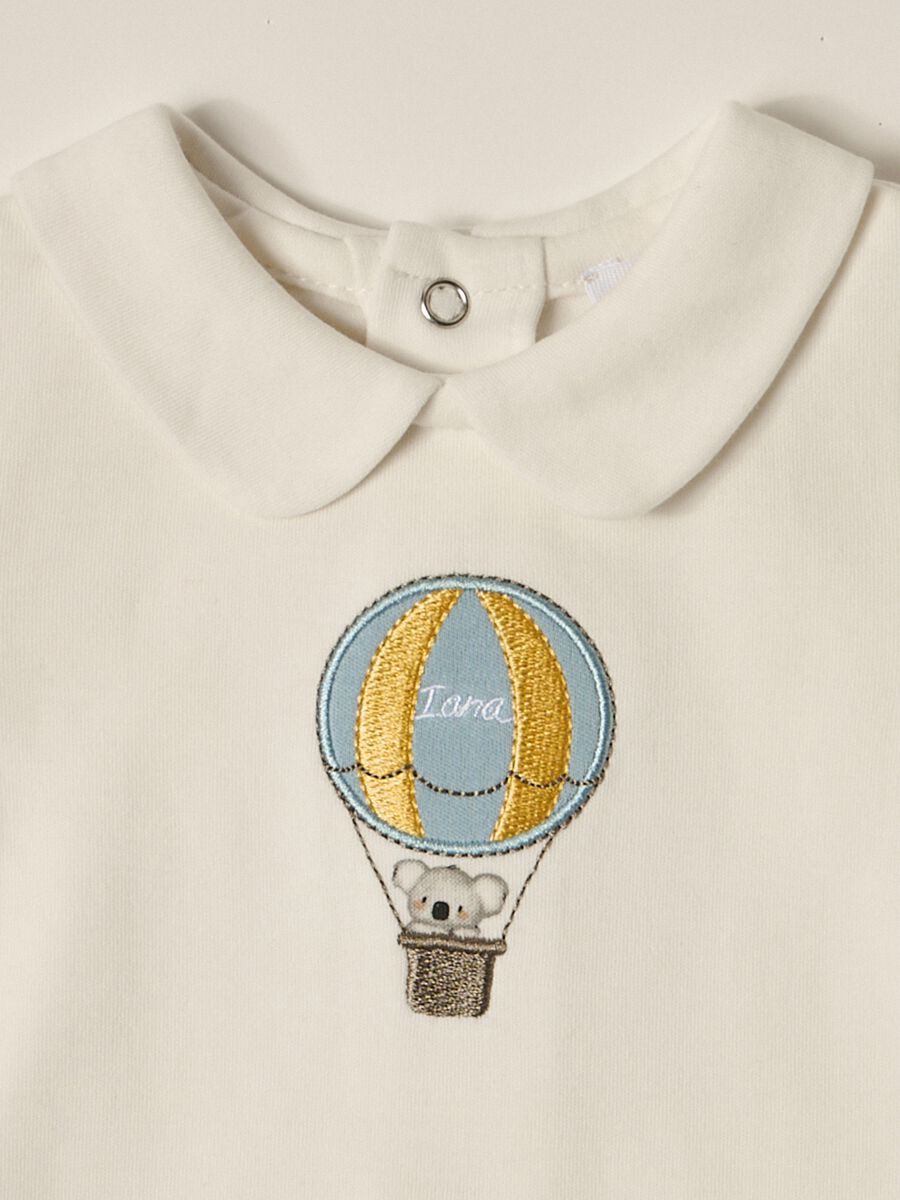 IANA newborn boy bodysuit in 100% cotton_2