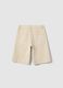 Boys' Beige Pure Cotton Baggy Shorts_4