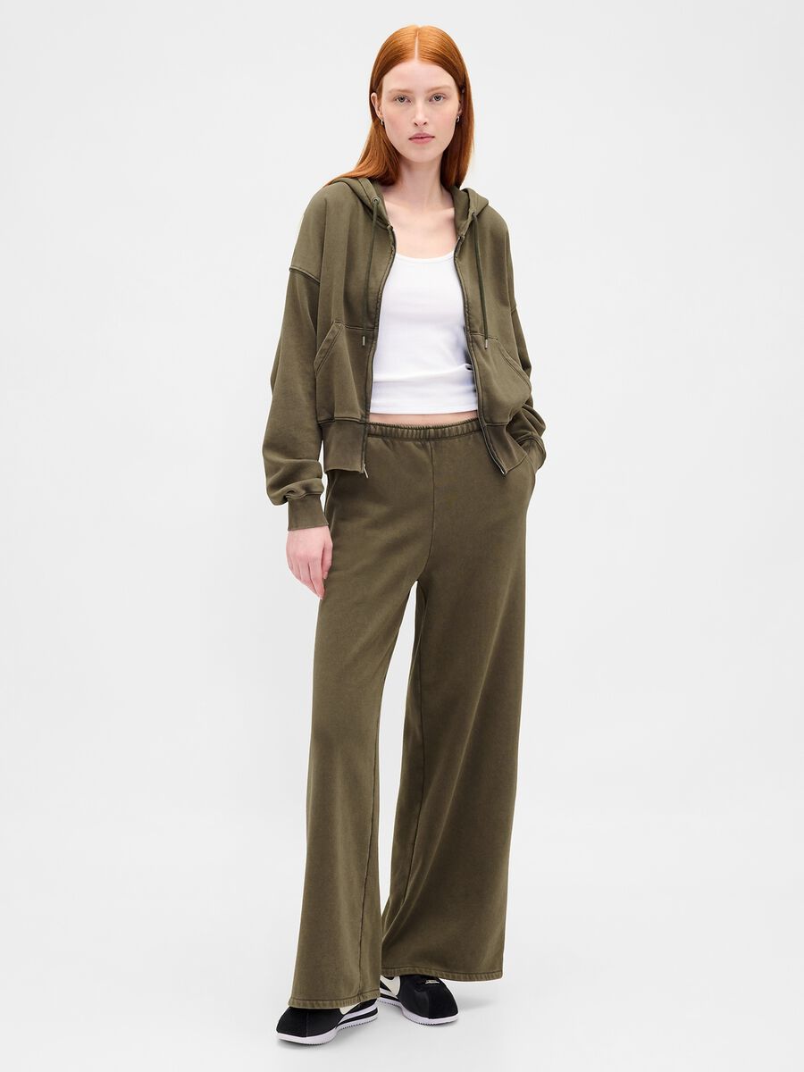 Wide Leg Sports Trousers_0