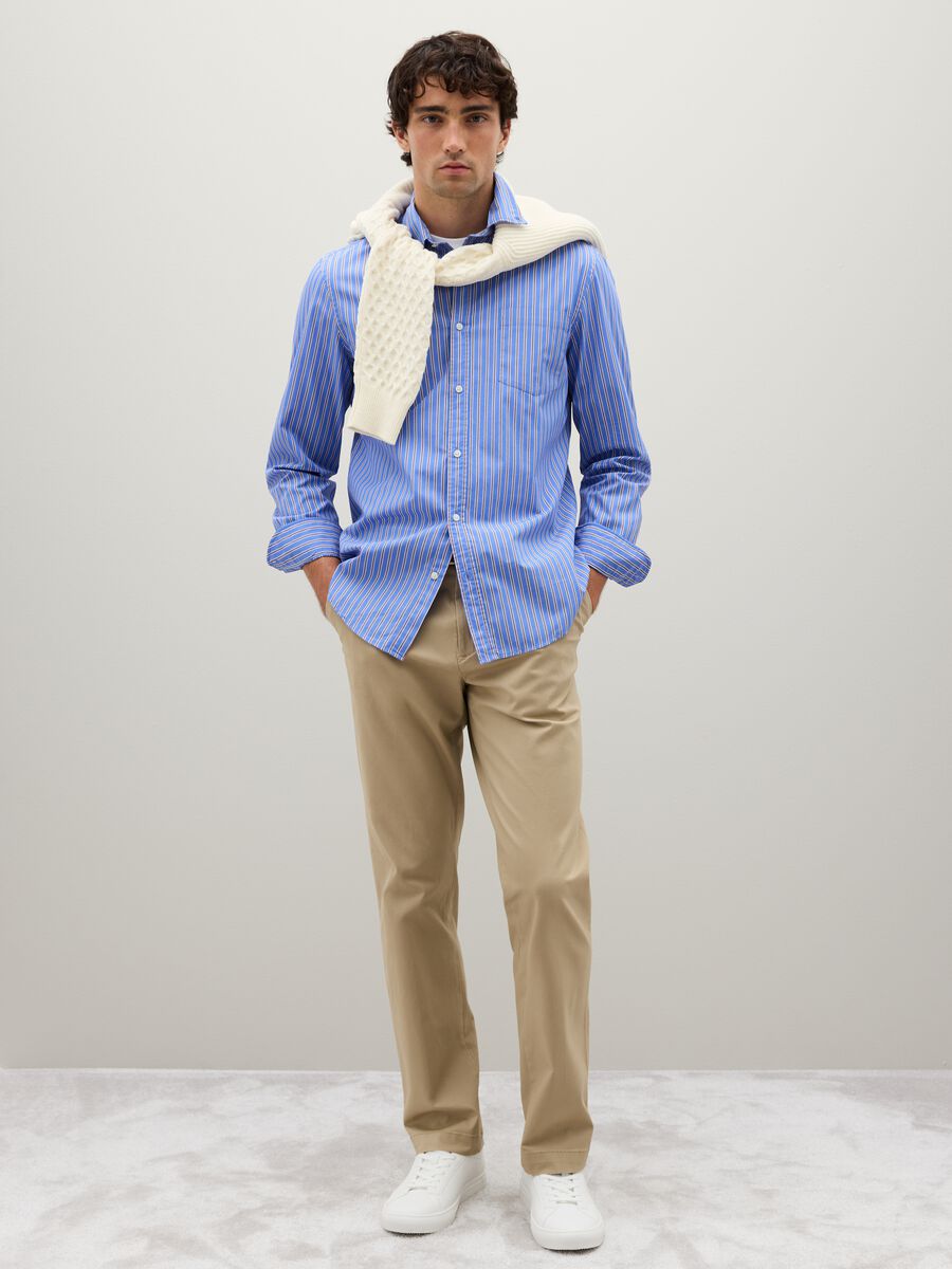 Multicolour pure cotton regular fit shirt_1