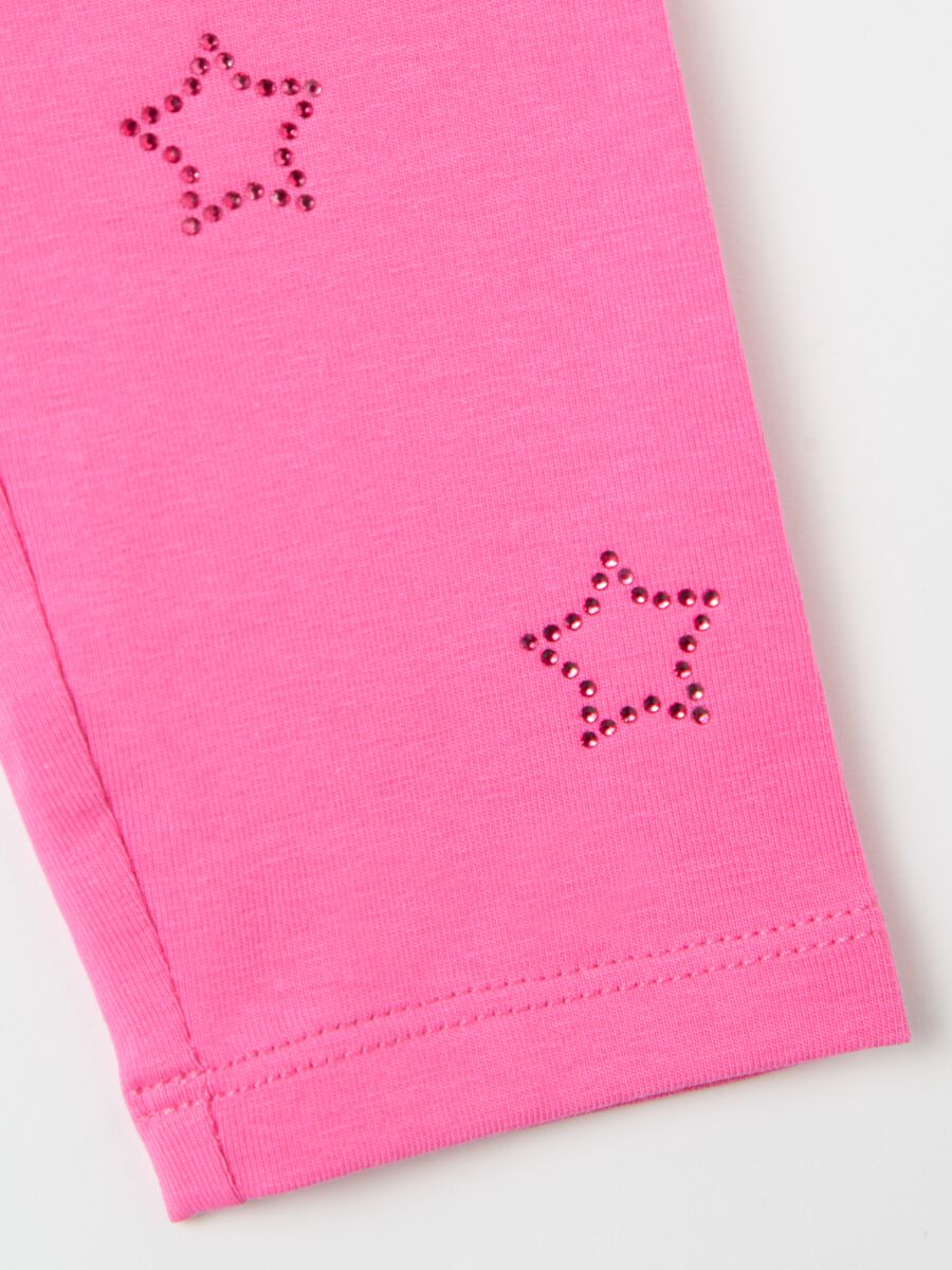 Leggings with diamanté stars application_3
