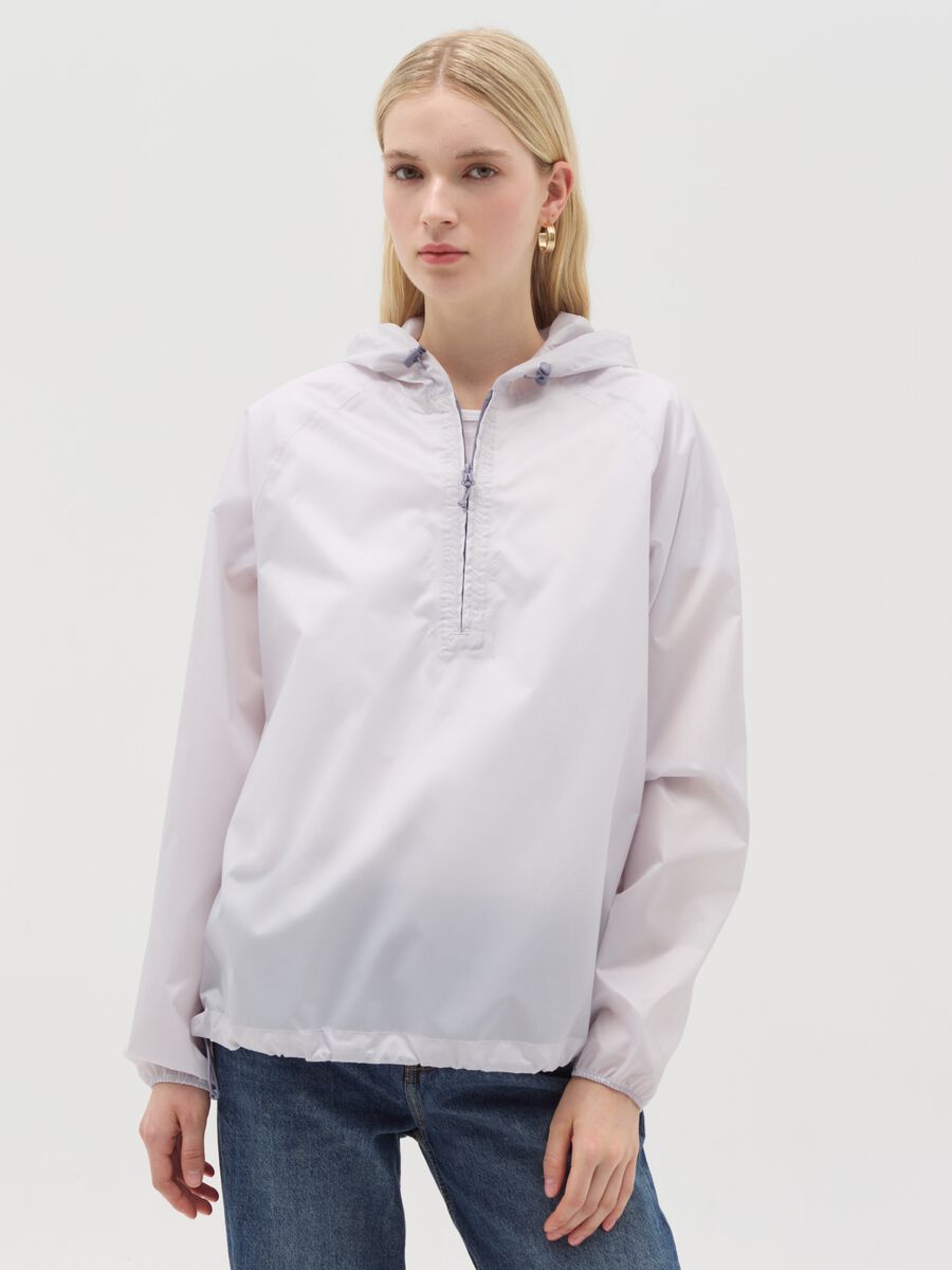 Half-zip waterproof jacket_0