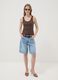 Brown pure cotton regular-fit vest top_2