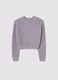 Girls' purple regular fit jumper_3