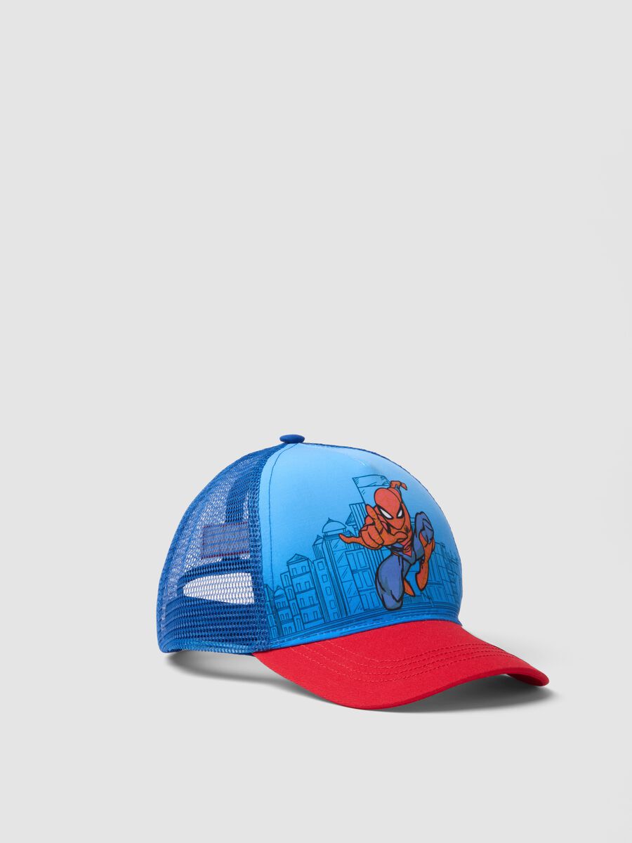 Cappello in tessuto multicolor per bambini di Spider-Man_0