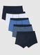 Regular fit blue pure cotton boxer set_4