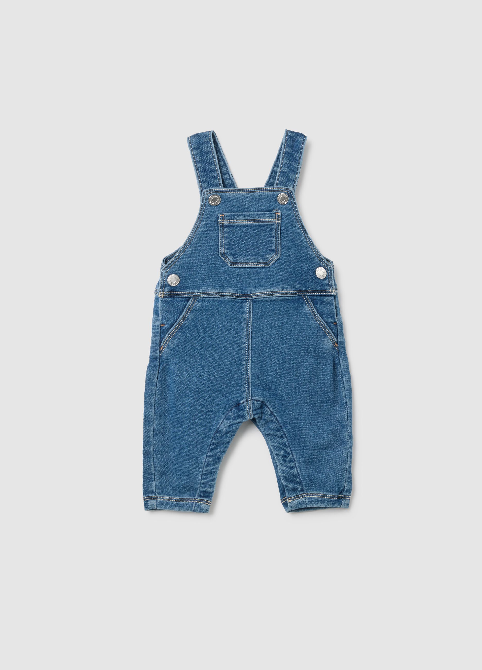 Baby Denim Overalls in Regular Fit