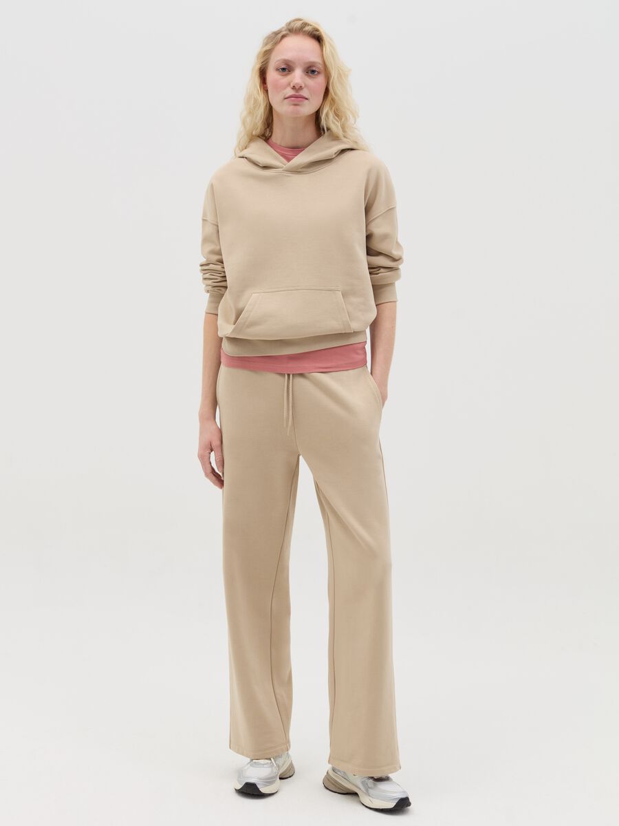 French terry sweatshirt with hood_1