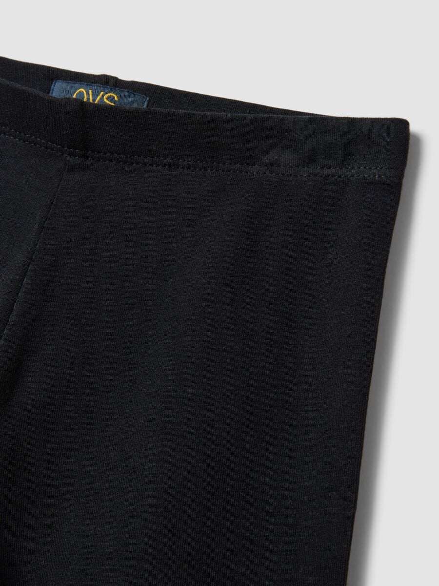 Blue organic cotton shorts_2