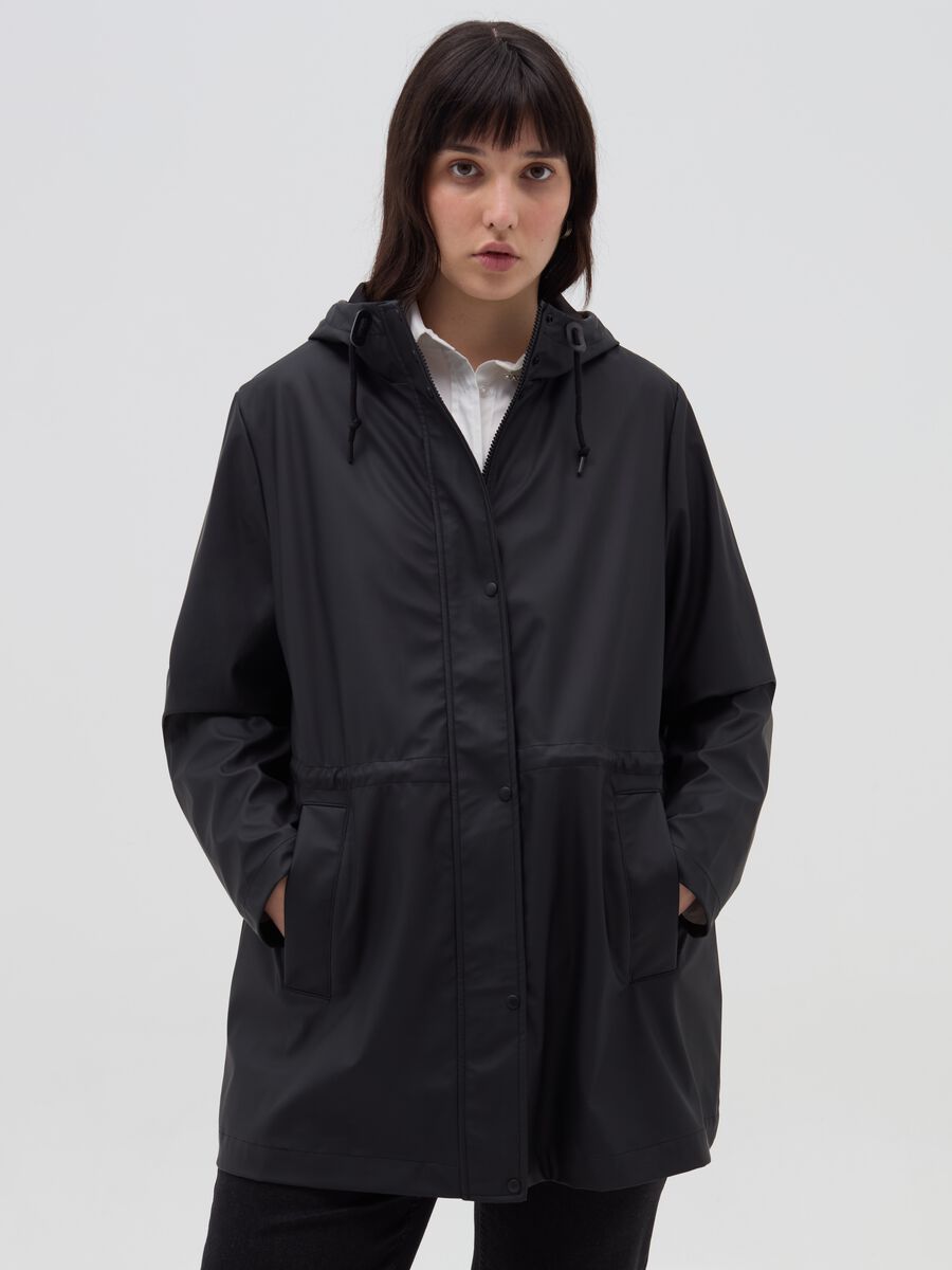 Curvy long waterproof jacket_0