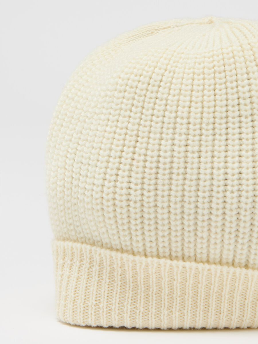 Ribbed hat in wool_1