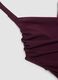 Purple draped stretch swimsuit with shaping effect_5