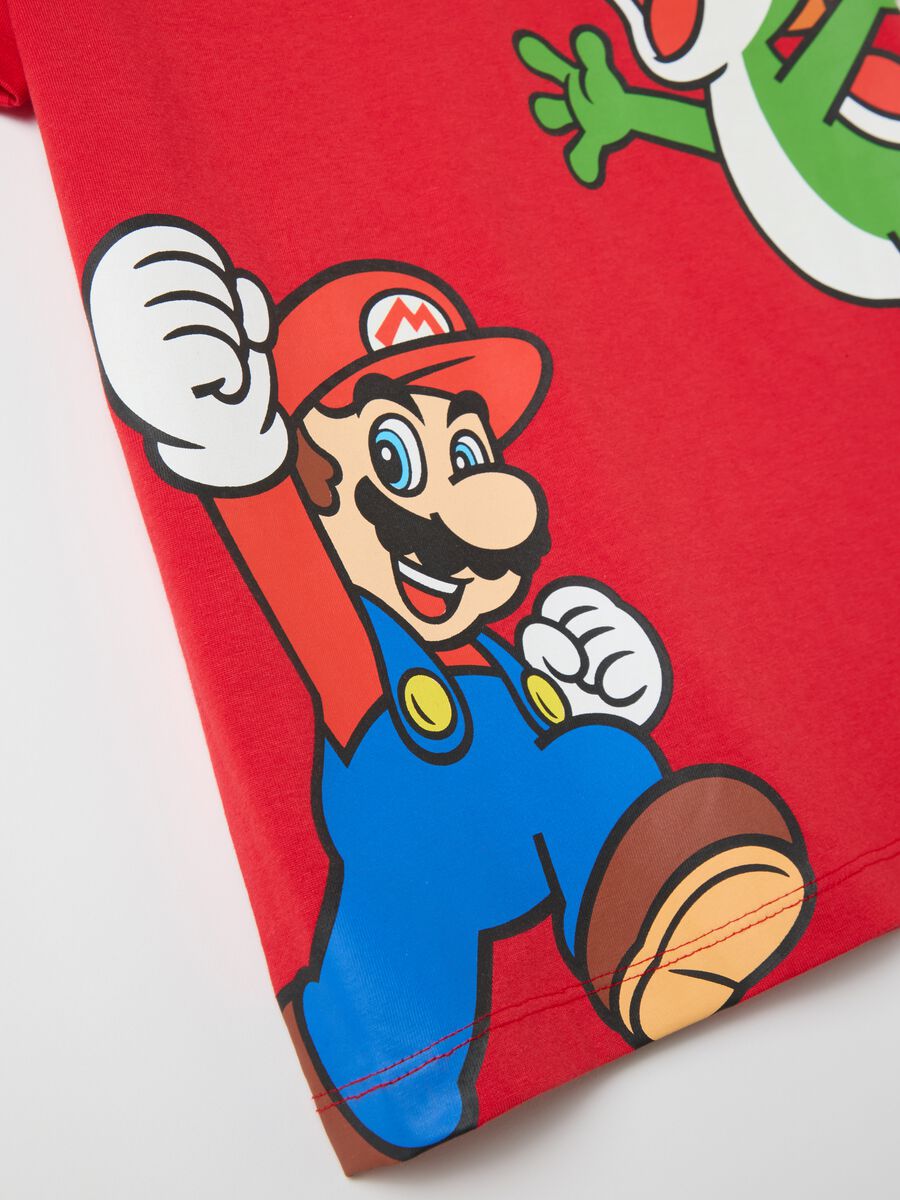 Red T-shirt in cotton with Super Mario™ print_3