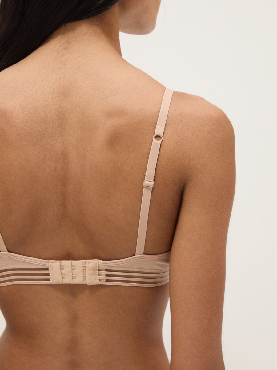 Reggiseno a triangolo in cotone biologico elasticizzato beige_2