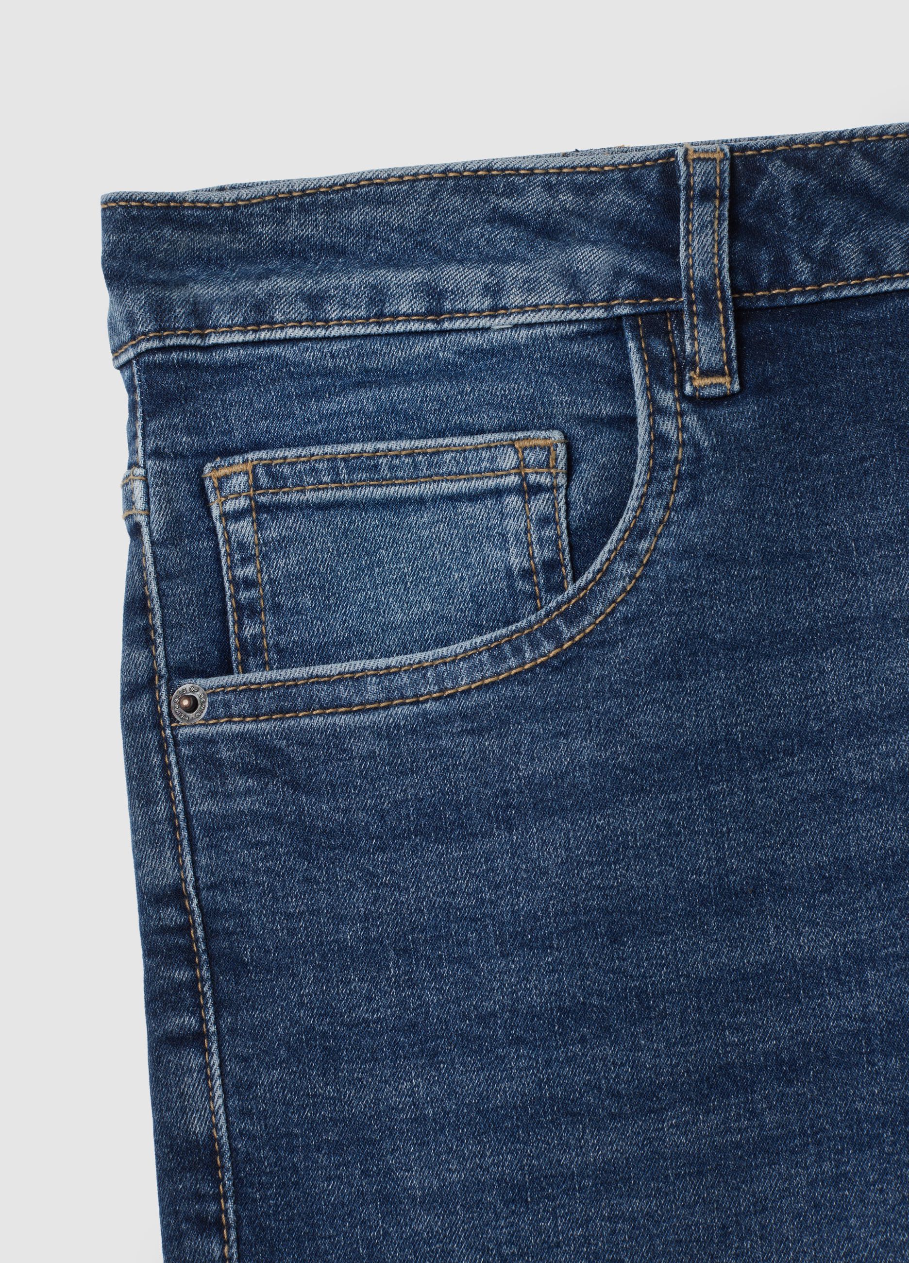 Skinny Fit Blue Denim Jeans