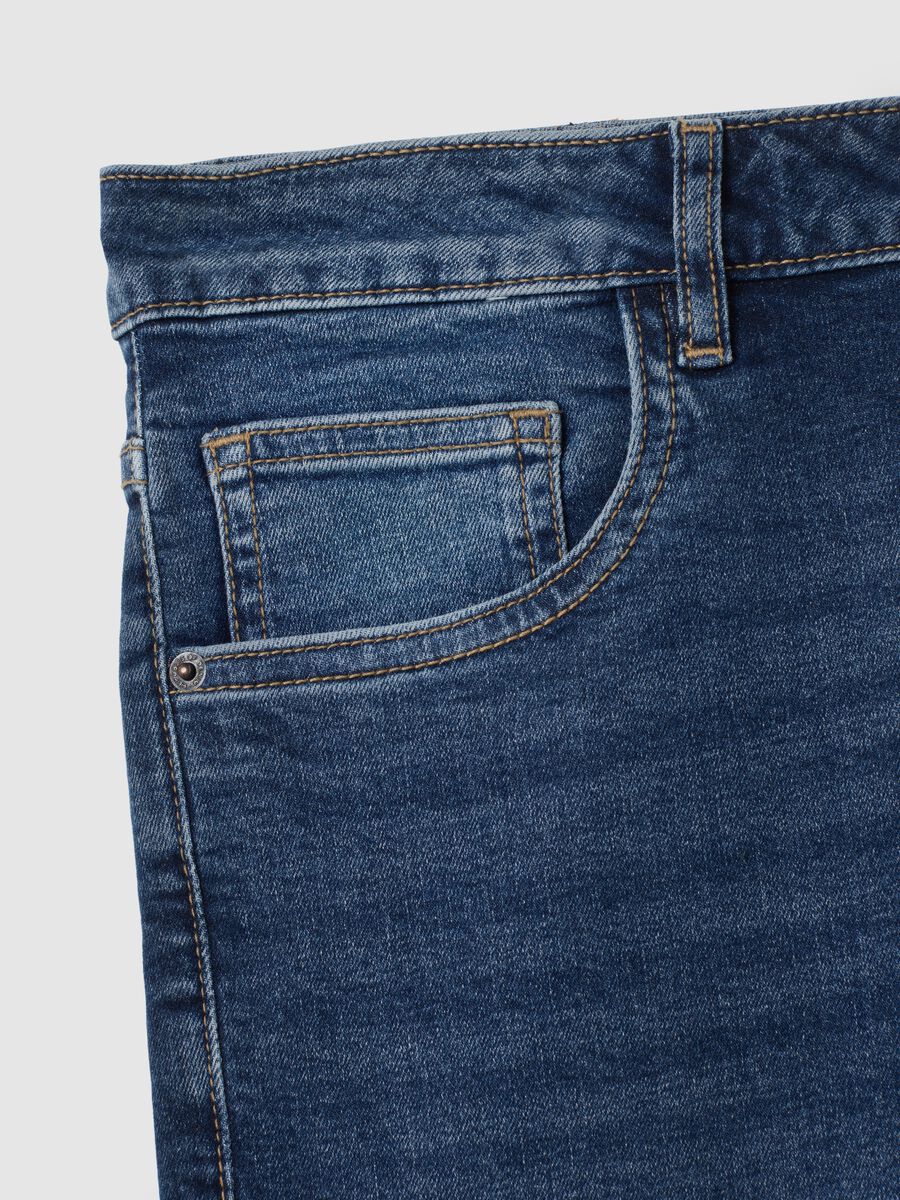 Skinny Fit Blue Denim Jeans_5