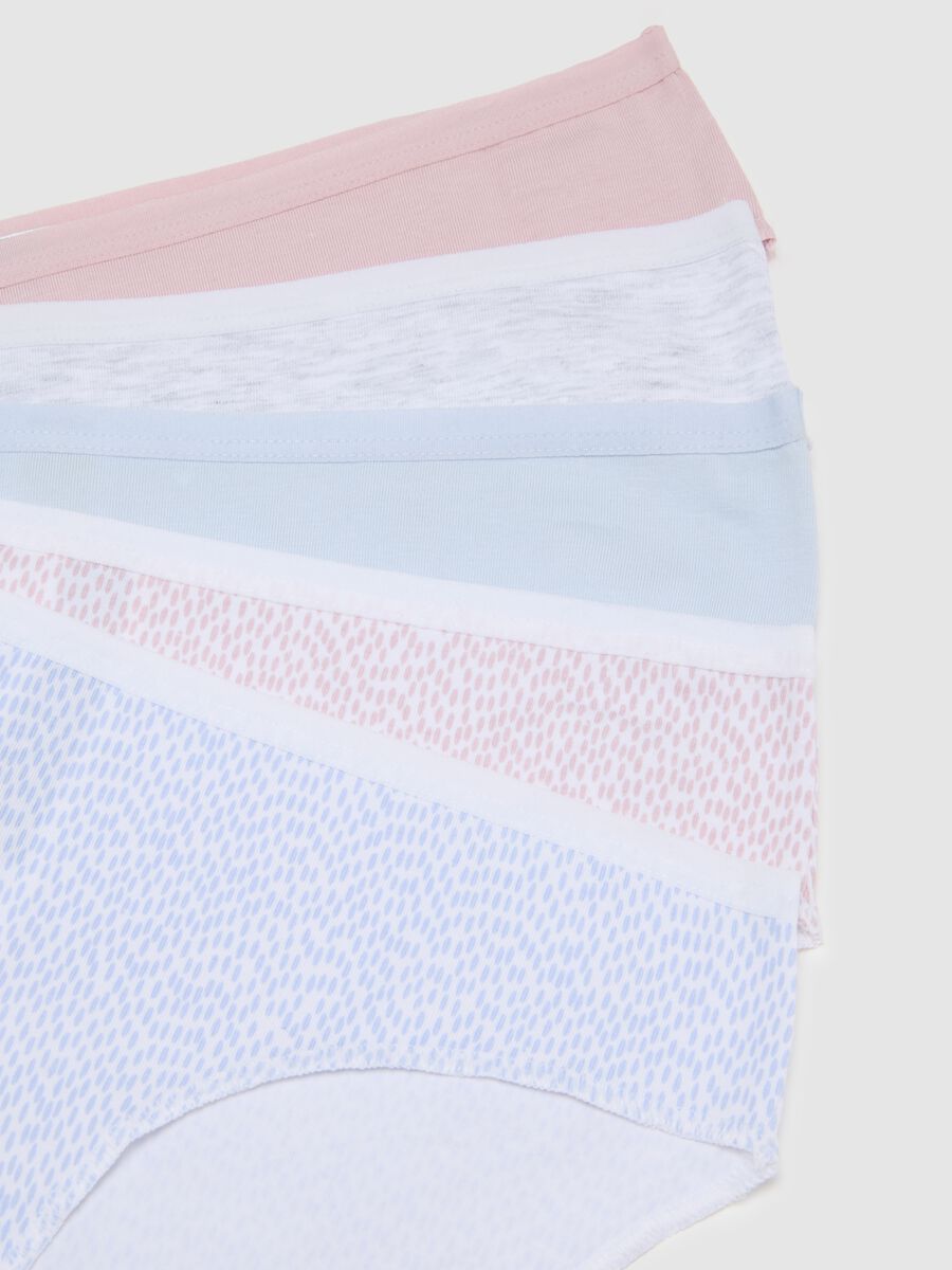 Set di slip in cotone elasticizzato multicolor regular fit_5