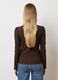 Stretch Long Sleeve Brown T-shirt_3