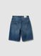 Boys&rsquo; blue denim shorts in pure cotton, regular fit_1