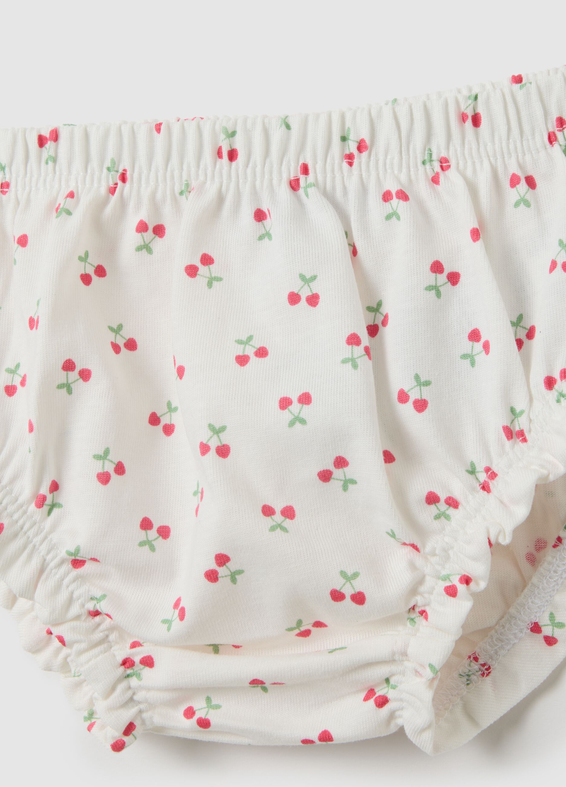 White pure cotton girl's dress set