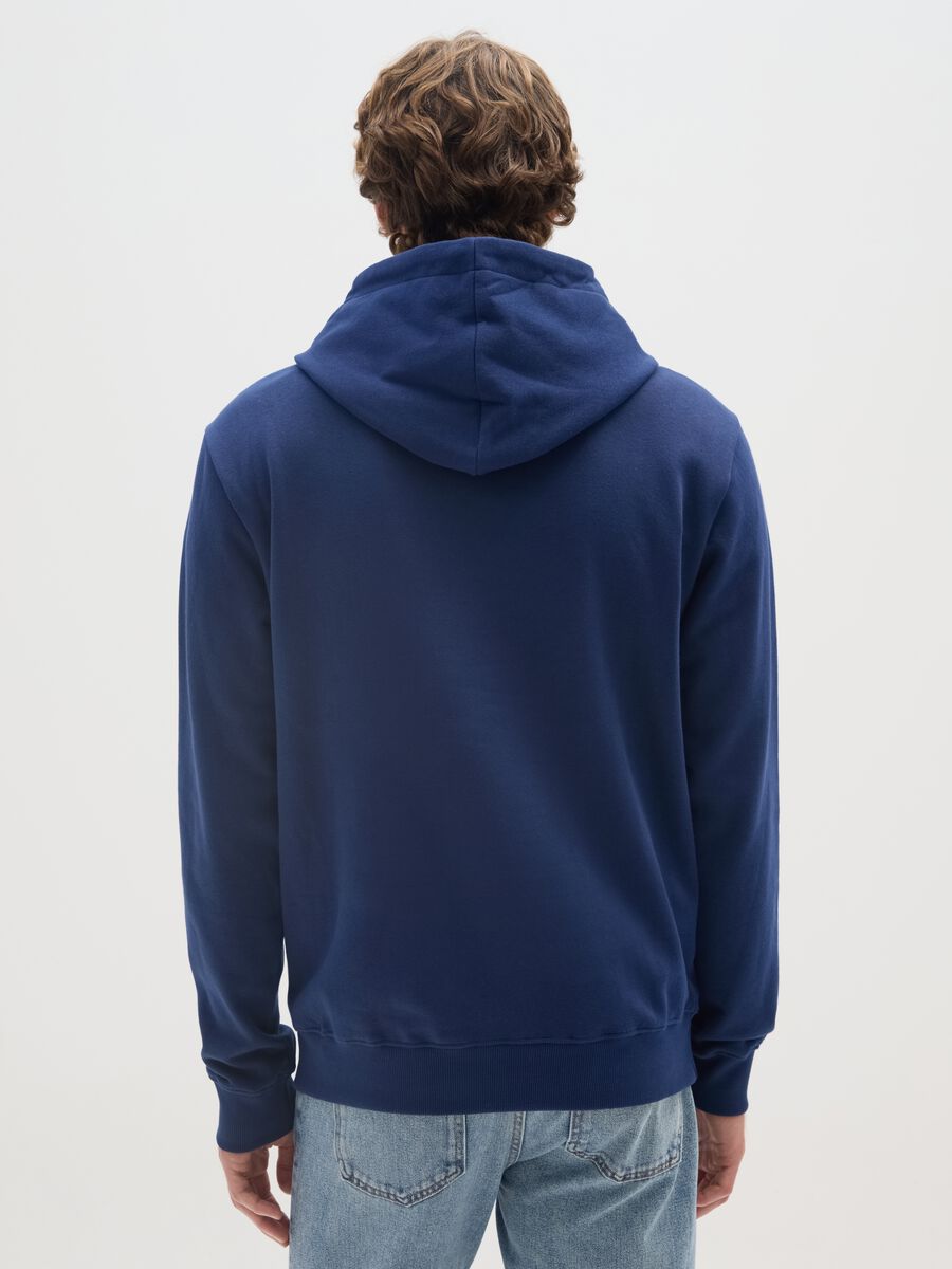 Blue Hoodie with Print_2