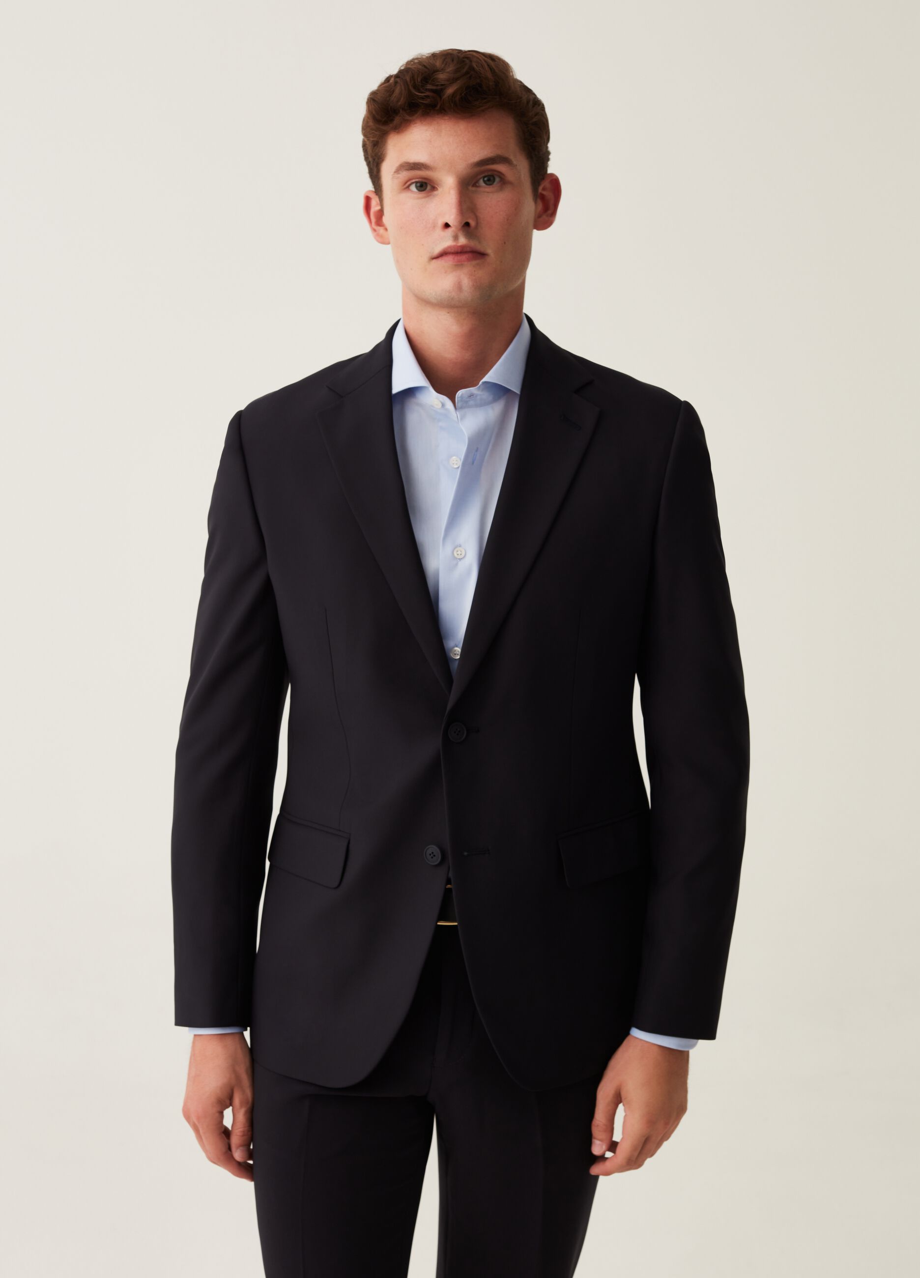 Blazer stretch blu navy_1