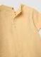 Yellow and brown organic cotton baby outfit_3